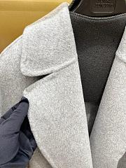 Max Mara Flared Wo coat light grey - 2