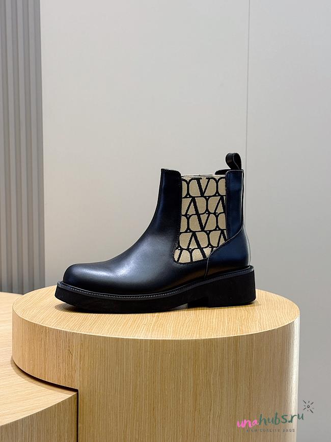 Valentino Chelsea Black Boots - 1