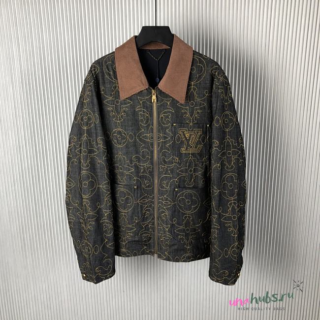 Louis Vuitton Embroidered Denim Workwear Set  - 1