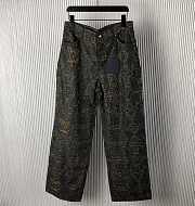 Louis Vuitton Embroidered Denim Workwear Set  - 2