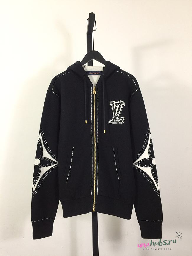Louis Vuitton Black Zipper Hoodie - 1