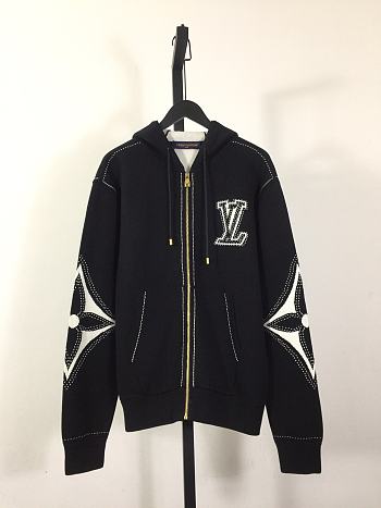 Louis Vuitton Black Zipper Hoodie