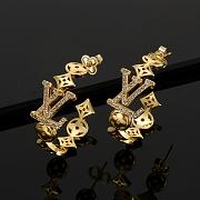 Louis Vuitton Gold Hoop Earrings - 1