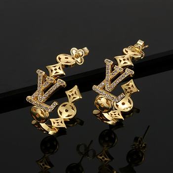 Louis Vuitton Gold Hoop Earrings