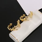 Louis Vuitton Gold Hoop Earrings - 6