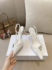 Dior Black D'trick Slingback Heels - 2
