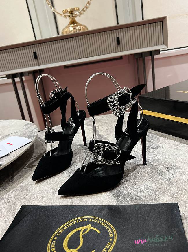 Christian Louboutin Giddylina Suede Pump - 1