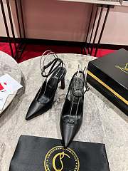 	 Christiam Louboutin Le Silla leather pumps - 1