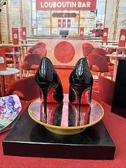 Christian Louboutin Crocodile Leather Black Pump - 2