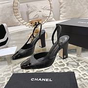 Chanel Slingbacks Leather Goatskin & Grosgrain - 2