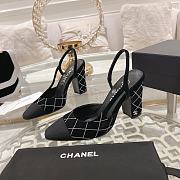 	 Chanel Slingbacks Suede Goatskin & Grosgrain - 3