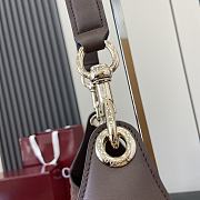 Gucci B medium shoulder bag dark brown suede 49*46*4CM - 6