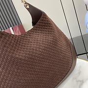 Gucci B medium shoulder bag dark brown suede 49*46*4CM - 4