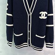 Chanel Navy Color Cardigan  - 4