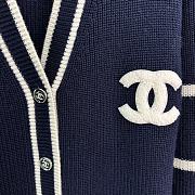 Chanel Navy Color Cardigan  - 3