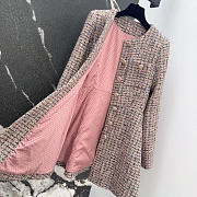 Chanel Tweed Pink Dress - 4