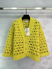 Chanel Cardigan Wool Yellow - 1