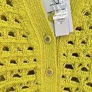 Chanel Cardigan Wool Yellow - 2