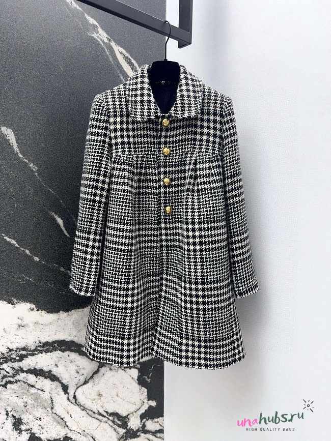 Celine Sixtine coat in wool tweed - 1