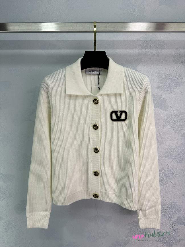 Valentino Vlogo Cardigan With Neck - 1
