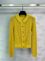 Chanel Yellow Cardigan - 1