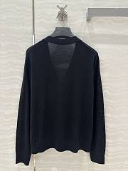 Prada Cashmere Cardigan In Black - 2