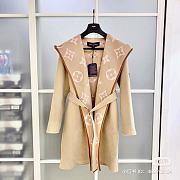 Louis Vuitton Belted Double Face Hooded Wrap coat - 1