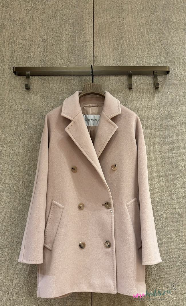 Max Mara Icon Wool Pink Short coat - 1