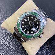 Rolex Submariner Date 41mm Stainless Steel Silver & Green - 3