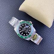 Rolex Submariner Date 41mm Stainless Steel Silver & Green - 2