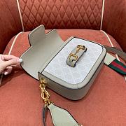 Gucci Horsebit 1955 mini beige / white Bag 20.5x14x5cm - 6