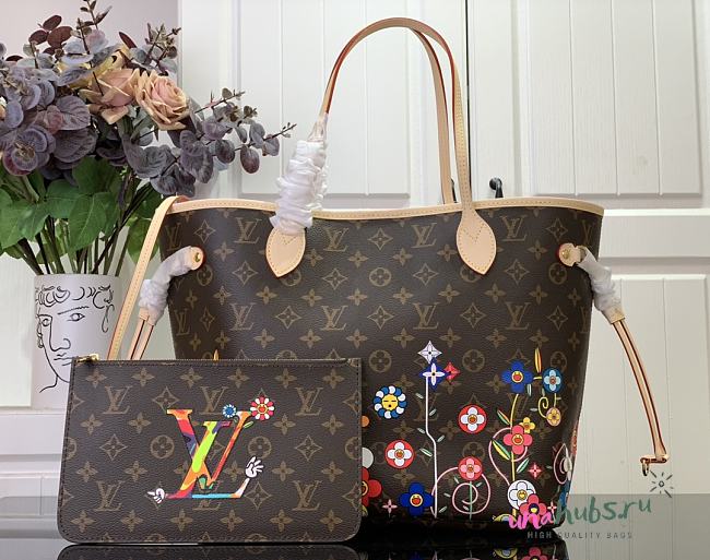 Louis Vuitton x TM Neverfull MM - 32 x 29 x 17 cm - 1
