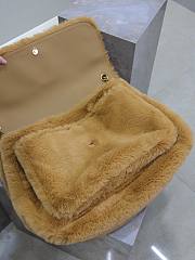 	 YSL NIKI Oversized in shearling brown - 47×34×16cm - 4