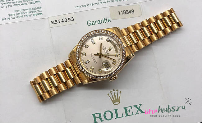 Rolex Day Date Diamond President Watch 36mm - 1