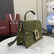 Gucci Dionysus Suede Green Bag - 29.5x20x10.5cm - 5