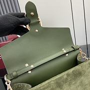 Gucci Dionysus Suede Green Bag - 29.5x20x10.5cm - 2