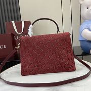 	 Gucci Dionysus Suede Red Bag - 29.5x20x10.5cm - 5