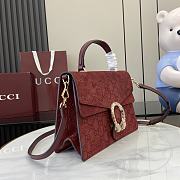 	 Gucci Dionysus Suede Red Bag - 29.5x20x10.5cm - 4