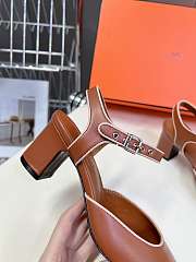 Hermes Escarpines Kamilla 60 Brown - 3