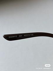 Gucci GG Sunglasses Silver and Blue - 6