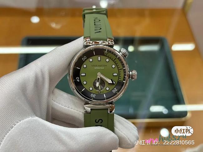 Louis Vuitton Tambour Diver Green watch 44mm - 1