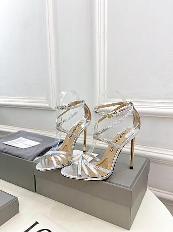 Tom Ford Ida snake-effect leather heels