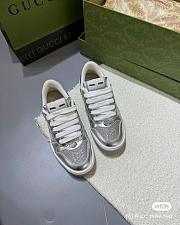 Gucci Screener GG Metallic Leather Sneaker - 1