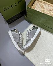 Gucci Screener GG Metallic Leather Sneaker - 5