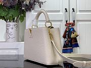 Louis Vuitton Capucines BB Off White Bag - 27 x 18 x 9 cm - 5