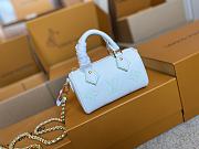 Louis Vuitton Nano Speedy Light Blue -  16 x 10 x 7.5cm - 1