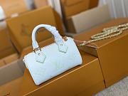 Louis Vuitton Nano Speedy Light Blue -  16 x 10 x 7.5cm - 5