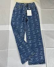 Chanel CC Logo Jeans (Black/Blue) - 2