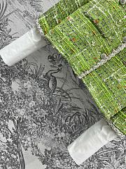 Chanel Green Tweed Jacket - 6