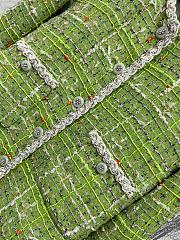 Chanel Green Tweed Jacket - 3